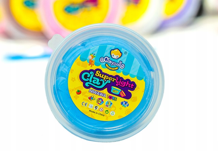 2x Magiczna Plastelina PIANKOLINA MASA POLIMEROWA 24SZT +WALIZKA +AKCESORIA