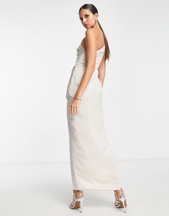 ASYMETRYCZNA SATYNOWA SUKIENKA JRP XXJ__S