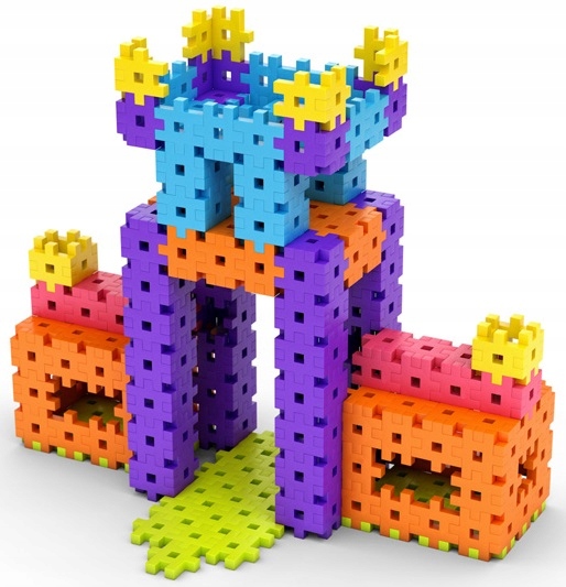 Klocki Konstrukcyjne Wafle Basic 150 Elementów 3+ Meli