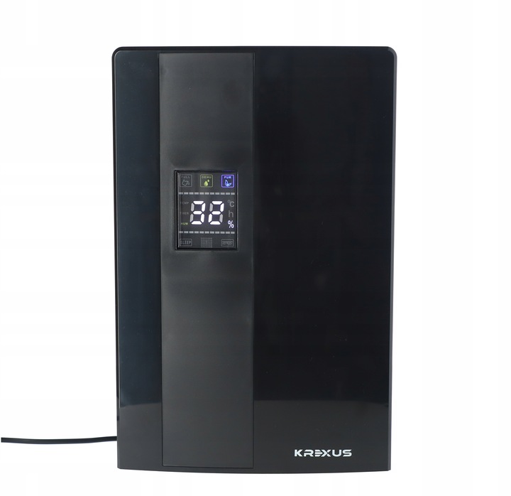 DUŻY OSUSZACZ POWIETRZA POCHŁANIACZ WILGOCI Z PILOTEM LAMPA UV KREXUS