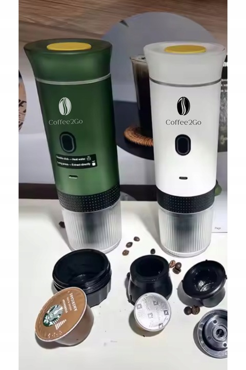 Przenośny Ekspres do Kawy Mielonej Kapsułek New Line Edition 2025 Zielony