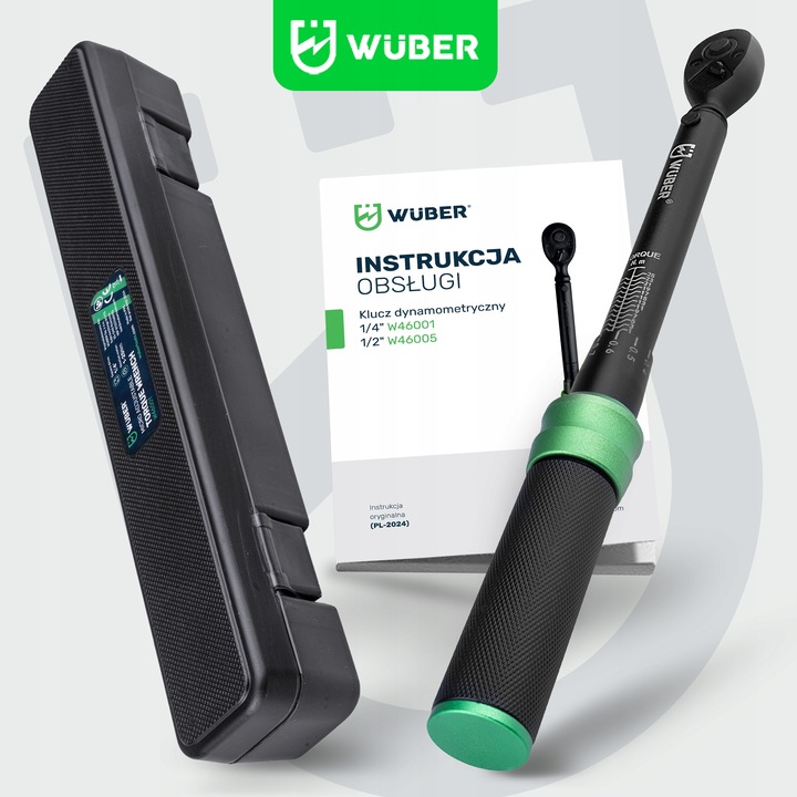 KLUCZ DYNAMOMETRYCZNY 1/4" Z BLOKADĄ 1-25NM CERTYFIKAT KALIBRACJI CR-V ETUI