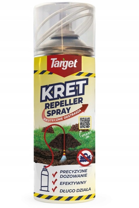 SPECJALNY KRETY REPPELLER SPRAY 400ml ODSTRASZACZ KRETA KRETOŁAP KRETOGROM
