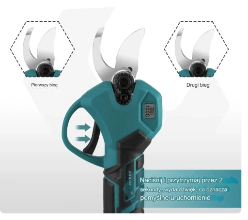 SEKATOR ELEKTRYCZNY AKUMULATOROWY 2X BATERIA 30mm COmmon