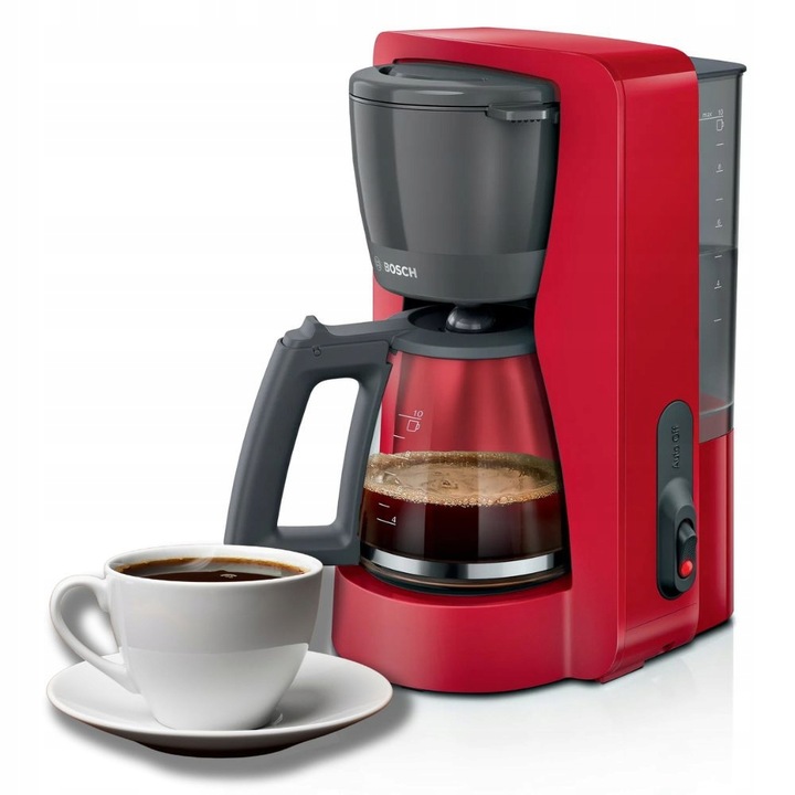 BOSCH EKSPRES PRZELEWOWY DO KAWY TKA2M114 CZERWONY 1200W