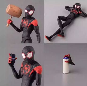 SPIDERMAN FIGURKA AKCJI RUCHOME MILE MORALES PCV FIGURKA AKCJI ZABAWKA