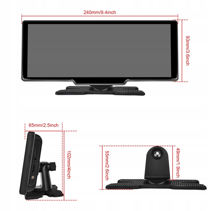 RADIO STACJA MULTIMEDIALNA MONITOR ANDROID AUTO APPLE CARPLAY ANDROID 13