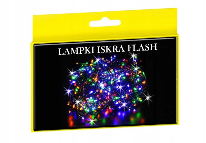 LAMPKI CHOINKOWE 500LED FLASH 36METRÓW ZEWNĘTRZNE.