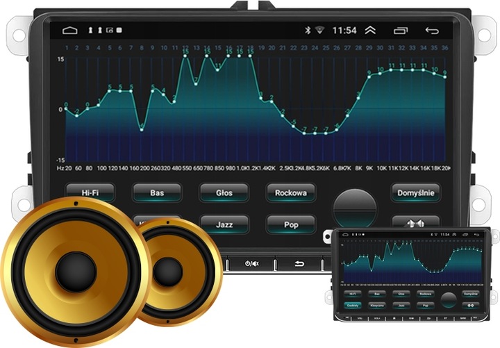 RADIO NAWIGACJA ANDROID VW PASSAT B6 B7 GOLF 5 6 TIGUAN TOURAN CADDY T5 T6