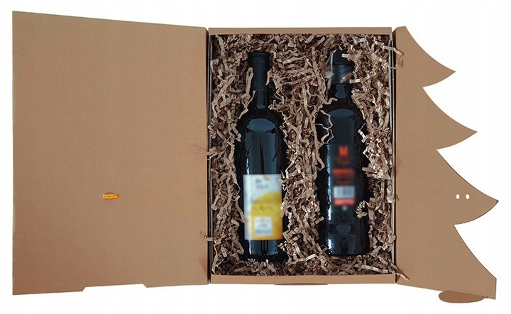 50 SZT - 1 SZT 13,80 BRUTTO PUDEŁKO PREZENTOWE 35x25x15 CM CHOINKA 1513