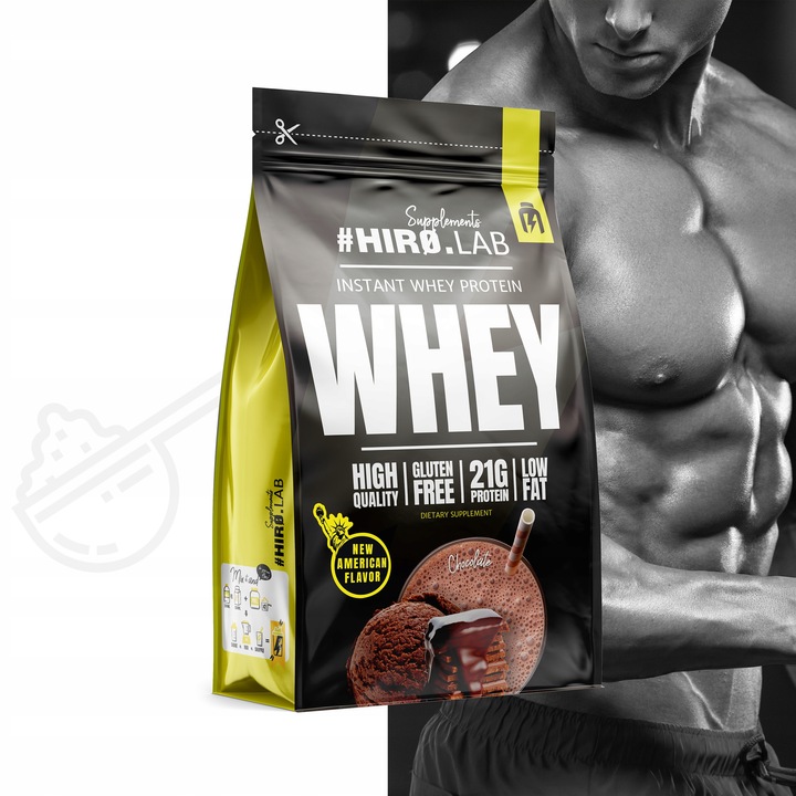 Białko koncentrat serwatkowe WPC 750 g Instant Whey Protein czekolada hiro