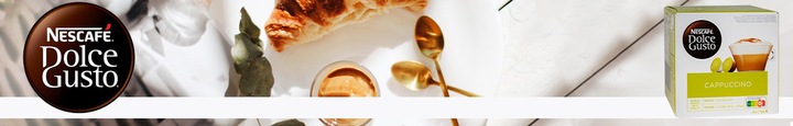 Kawa kapsułki NESCAFE DOLCE GUSTO CAPPUCCINO 16szt + GRATIS videobook