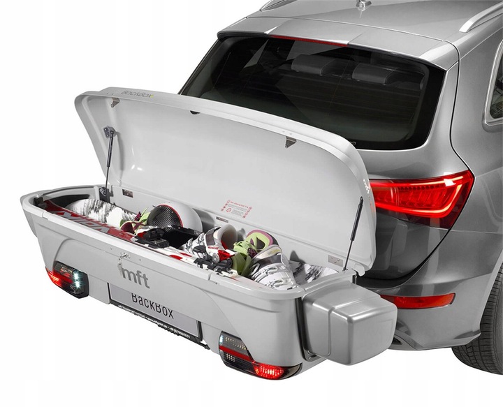 MFT BackBox adapter do przewozu nart srebrny