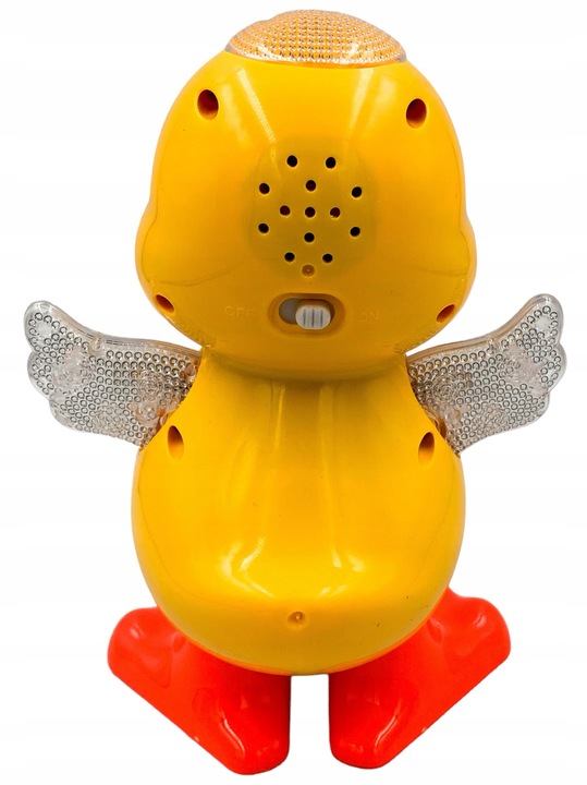 TAŃCZĄCA KACZKA NA BATERIE INTERAKTYWNA EDUKACYJNA ŚWIECĄCA GRAJĄCA