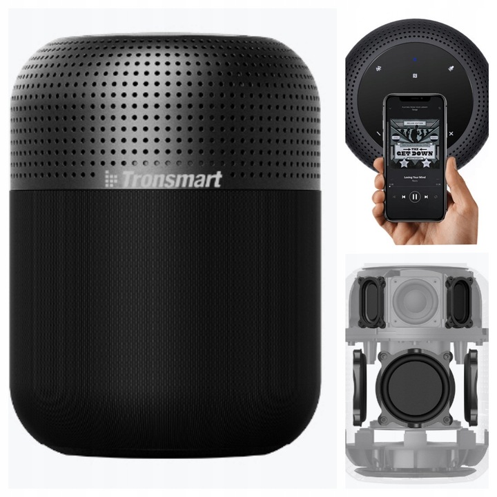 Tronsmart Element T6 MAX 60W Bluetooth 5.0, czysty dźwięk, 20H, IPX5, NFC