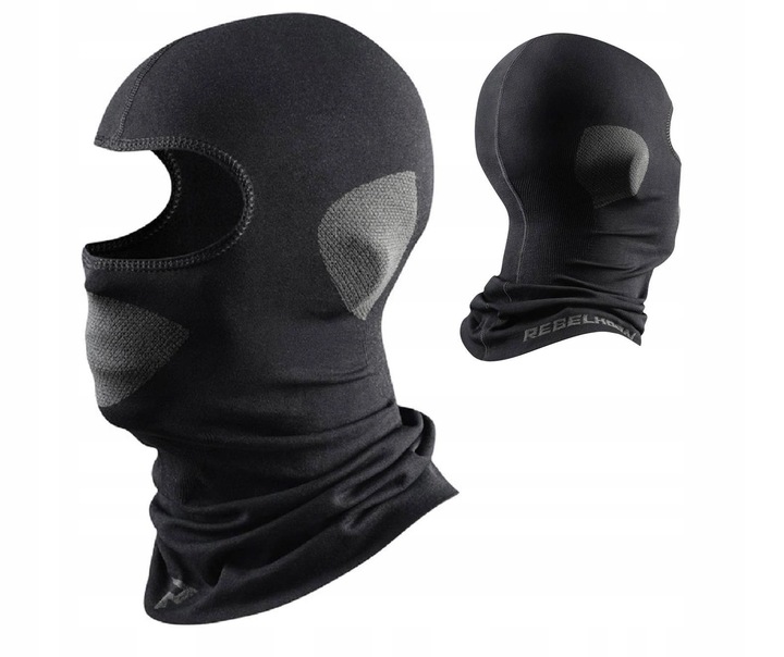 Kominiarka REBELHORN ACTIVE BLACK czarny