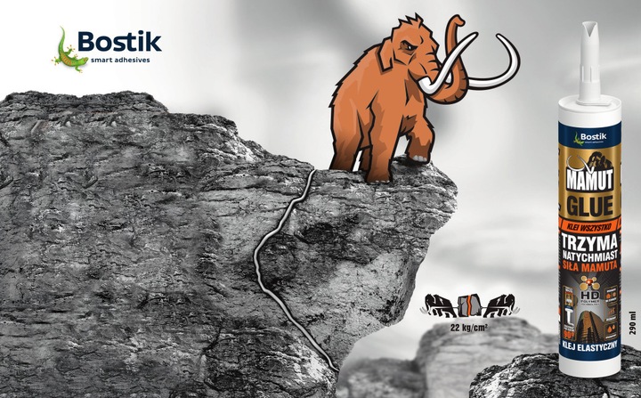 KLEJ MONTAŻOWY UNIWERSALNY SUPERMOCNY MAMUT Glue