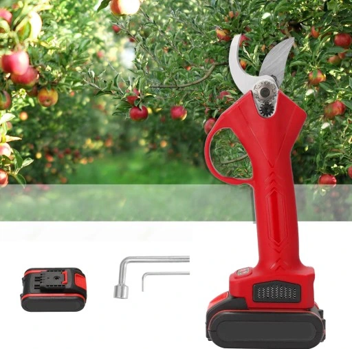 SEKATOR NOŻYCE ELEKTRYCZNY DO GAŁĘZI AKUMULATOROWY 2X BATERIA 30mm 21V