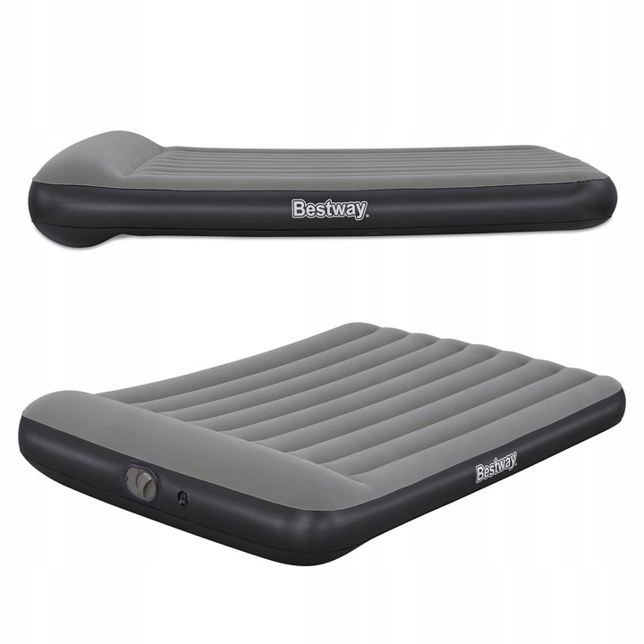 MATERAC DMUCHANY Z POMPKĄ USB ŁÓŻKO DO SPANIA 203 x 152 CM BESTWAY 671BS