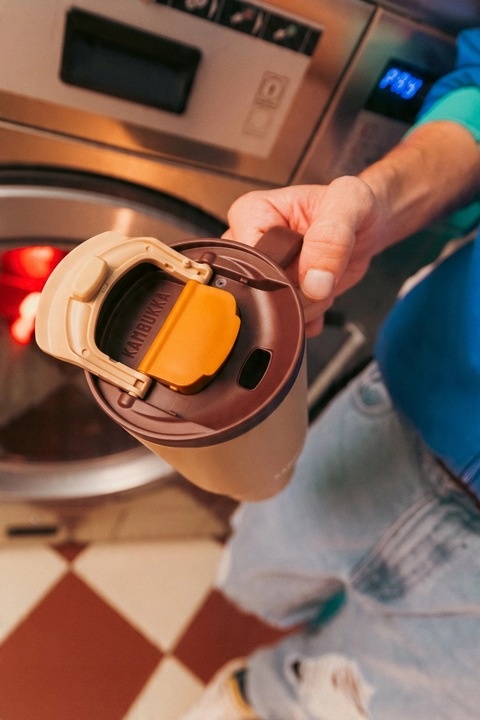 Kubek termiczny Kambukka RIO pojemnik obiadowy termos Zestaw Frozen Beige