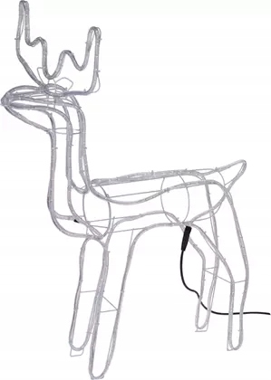 MAŁY RENIFER LED wysokość 60 cm MULTIKOLOR