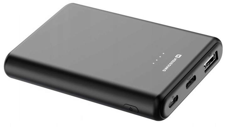 Powerbank SWISSTEN 5000 mAh micro USB USB-C USB-A + kabel USB-C/USB-C 10 W
