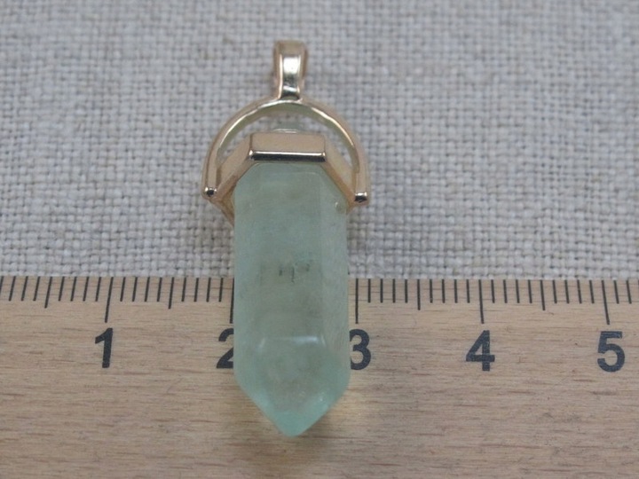 WISIOREK kamień FLUORYT ZIELONY naszyjnik [W1194]