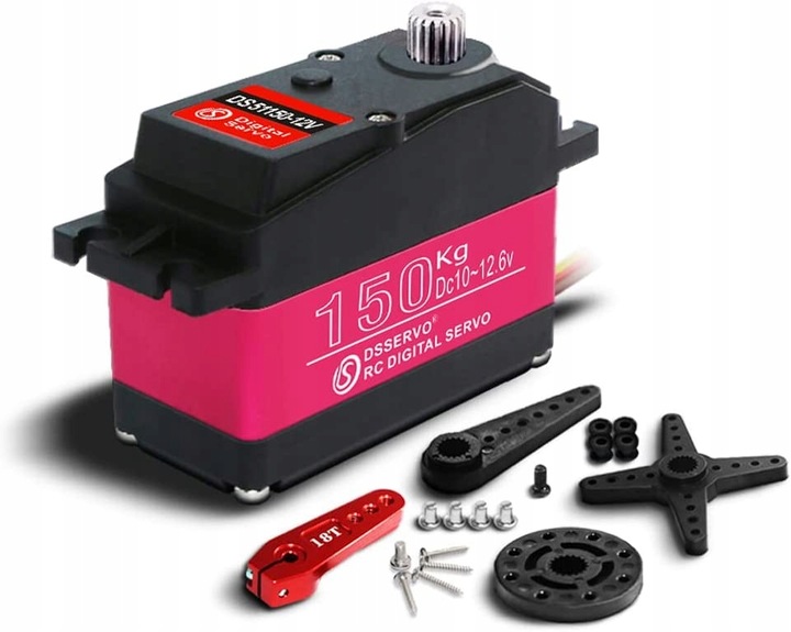 Digital DS51150 12V 150KG 180 stopni serwo silnik