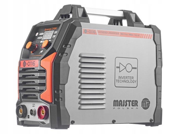Spawarka INWERTEROWA INWERTOROWA MIG FLUX MMA TIG migomat 210A SYNERGIA 210