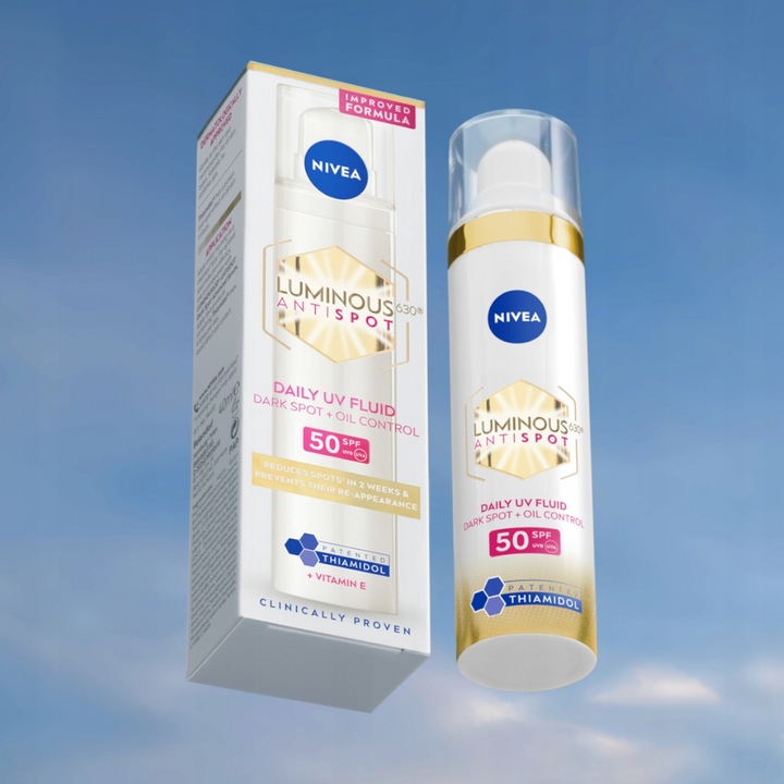 NIVEA LUMINOUS630 PRZECIW PRZEBARWIENOM Krem na dzień SPF 50, 40 ml