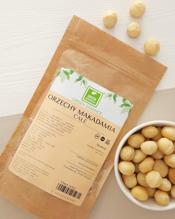MACADAMIA ORZECHY NATURALNE 250 g świeże makadamia premium jakość łuskane