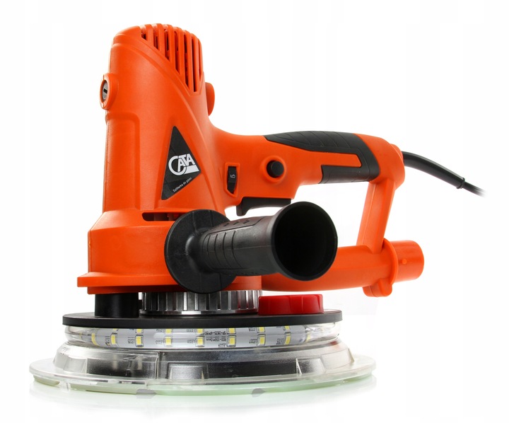 SZLIFIERKA DO GIPSU GŁADZI TYNKU ŚCIAN TYNKÓW LED TORBA Papier x 26