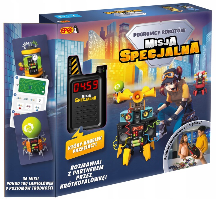 GRA INTERAKTYWNA POGROMCY ROBOTÓW MISJA SPECJALNA