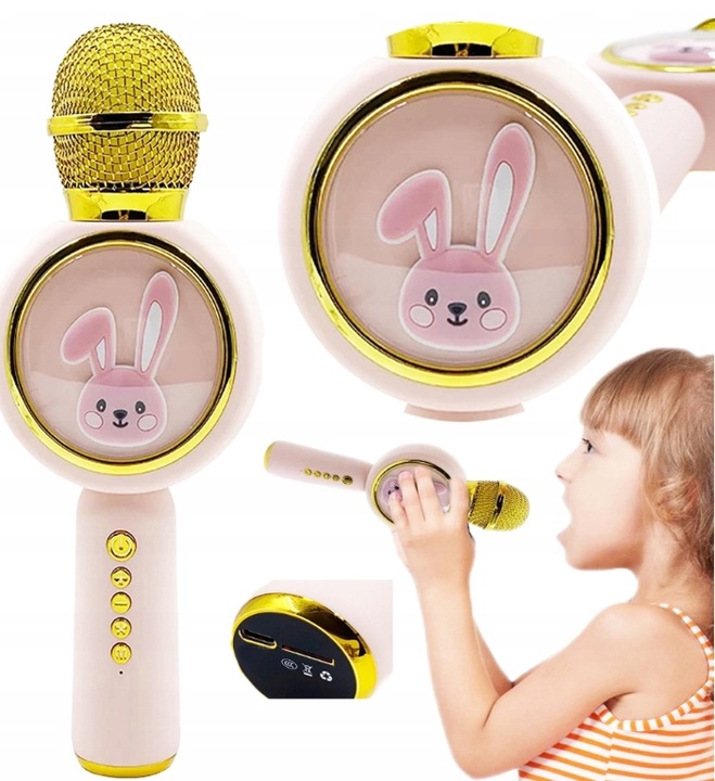 ZESTAW MIKROFON I SŁUCHAWKI NAJLEPSZY PREZENT NA DZIEŃ DZIECKA DLA DZIECKA