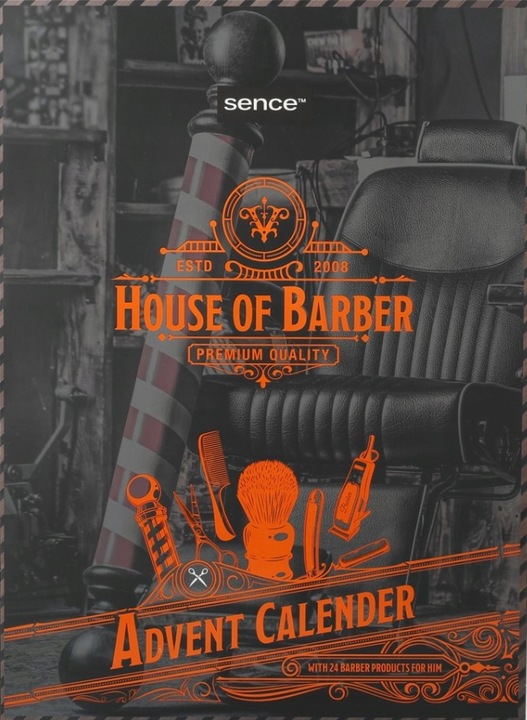Sence Collection House Of Barber kalendarz adwentowy z kosmetykami men