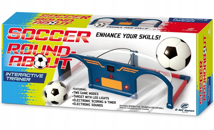 Bramka Piłkarska dla Dzieci Interaktywna Gra Piłkarska Football Roundabout