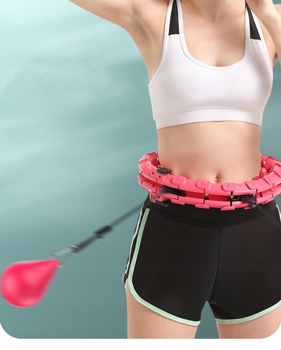 HULA HOP ODCHUDZAJĄCE z Obciążeniem Obciążnikiem Smart z Wypustkami HULAHOP