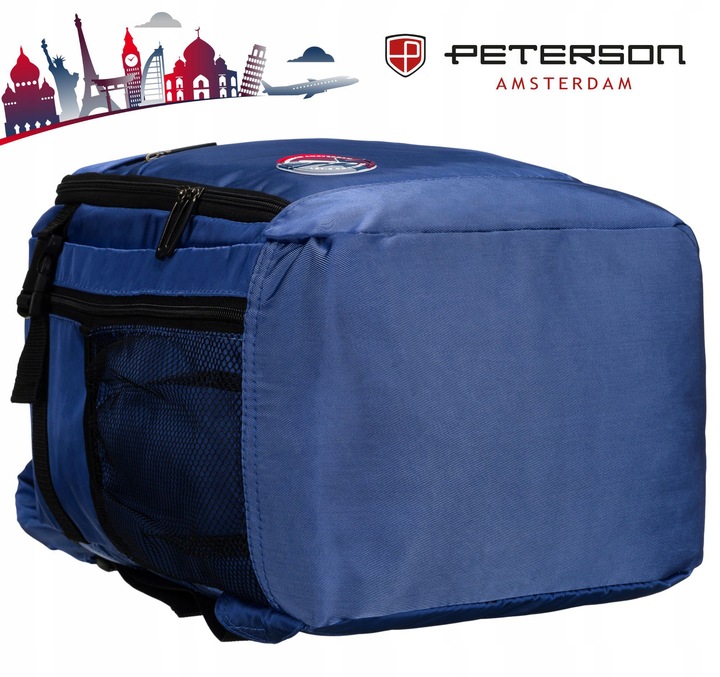 Plecak podręczny kabinowy pojemny podróżny do Wizzair Ryanair