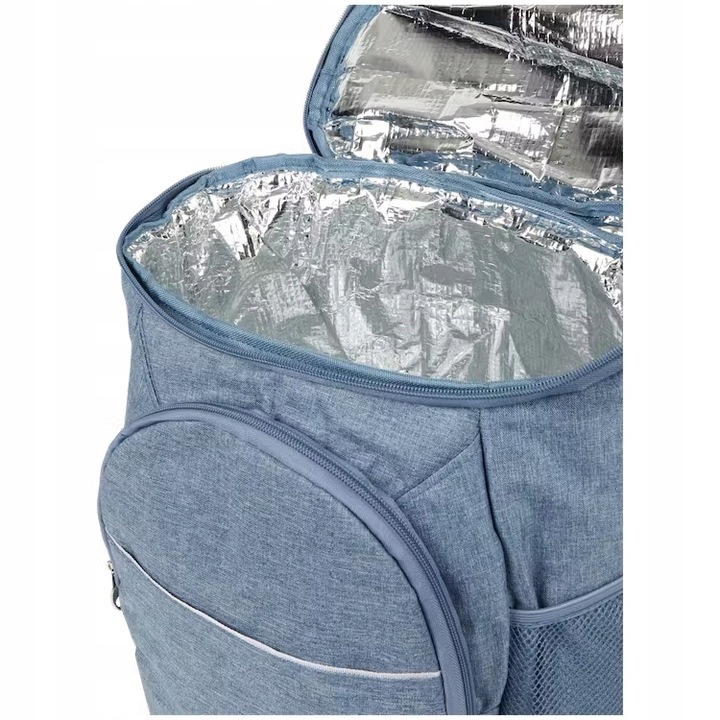 PLECAK TERMICZNY TORBA TERMICZNA 14l + WKŁADY CHŁODZĄCE 3szt