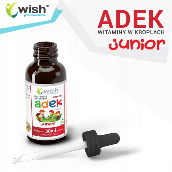 Witamina ADEK A D3 E K2 MK-7 Dla Dzieci 30ml
