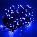 MOCNE NIEBIESKIE LAMPKI CHOINKOWE 500 LED ŚWIATEŁKA ZEWNĘTRZNE WEWNĘTRZNE