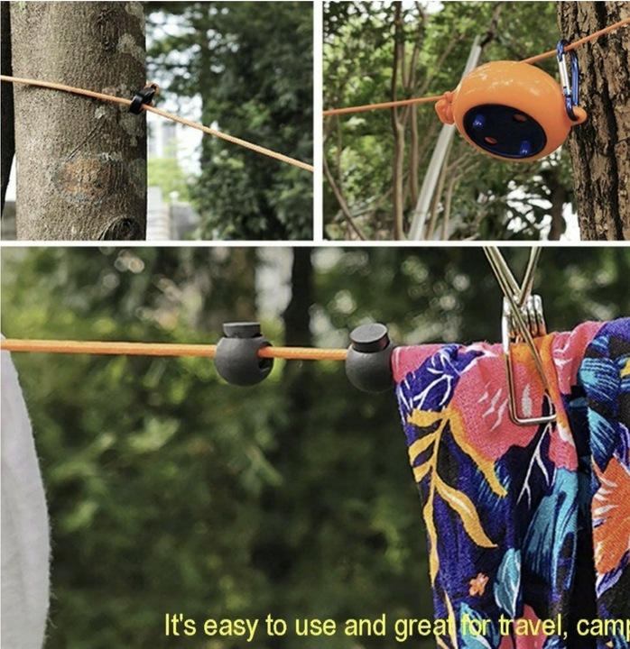 Sznurek Kempingowy kemping Namiot suszenie zestaw spinaczy linka do prania