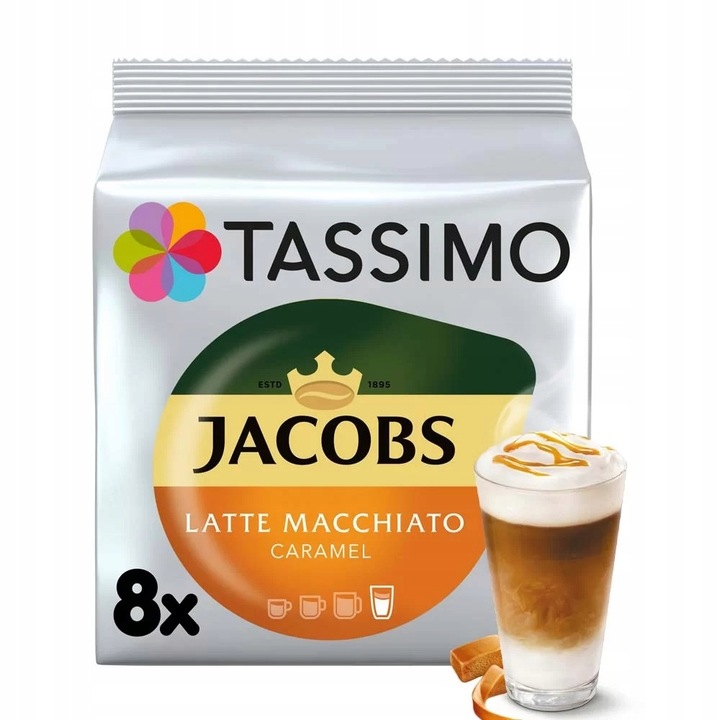 Kapsułki TASSIMO JACOBS L. MACCHIATO CARAMEL 3x8