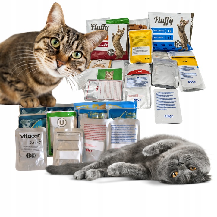 Karma mokra dla kota Saszetka Mix Smaków Wielka Paka Dla Kociaka 50 szt.