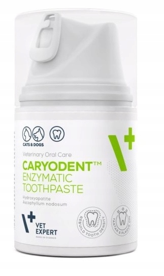 CARYODENT ENZYMATIC TOOTHPASTE 50 ML enzymatyczna pasta do zębów pies kot