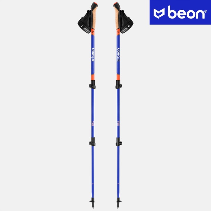 KIJE NORDIC WALKING KIJKI SKŁADANE REGULOWANE DO CHODZENIA TELESKOPOWE BEON