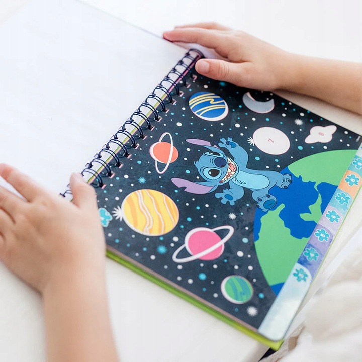 LILO & STITCH WYKLEJANIE PO NUMERACH wyklejanka zestaw kreatywny dla dzieci