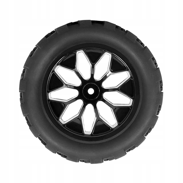 4x Koła i opony RC Dia 12.8cm 12mm Hex 1/10 Opony z kołem obręczy koła