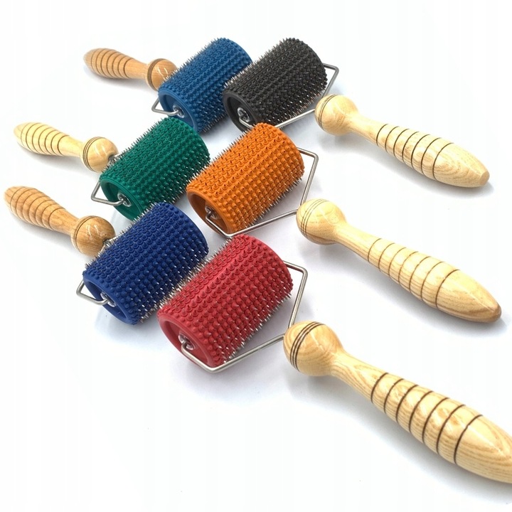 Aplikator LYAPKO WAŁEK do masażu z igłami uniwersalny ZIELONY