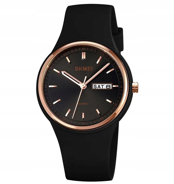 Zegarek damski SKMEI analogowy datownik czytelna tarcza